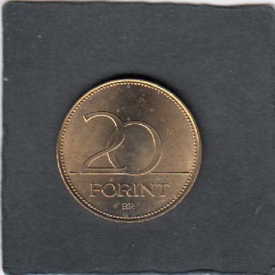 Beschrijving: 20 Forint  FLOWER